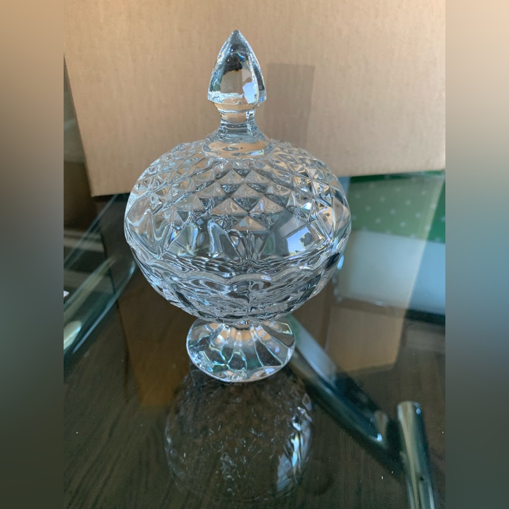 Zajecar 24% Crystal Candy Dish.